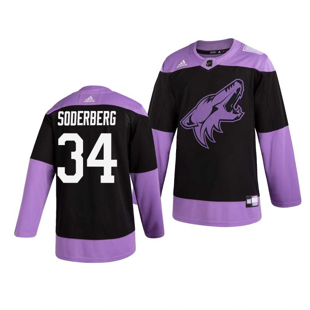 Coyotes 34 Carl Soderberg Black Purple Hockey Fights Cancer Adidas Jersey Dzhi,We sell and wholesale Coyotes 34 Carl Soderberg Black Purple Hockey Fights Cancer Adidas Jersey Dzhi on line form chian!